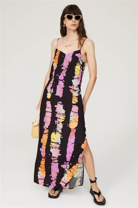 celine tie dye slip dress|Lace dress in 'tie.